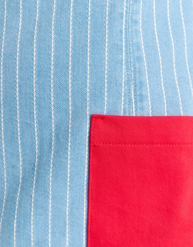 Jag - Nfw Stripe Denim Shift Dress