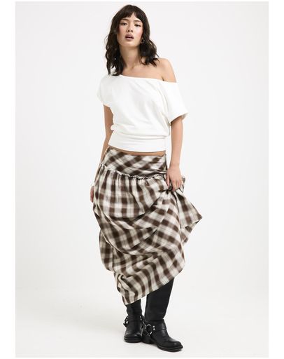 BROWN GINGHAM