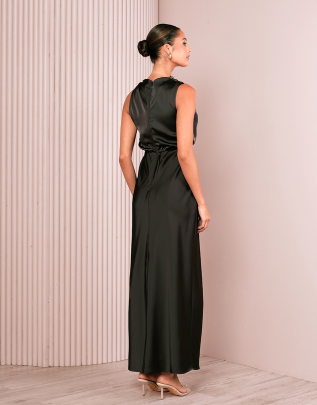 Azzurielle - Darsha Blouson Maxi Dress
