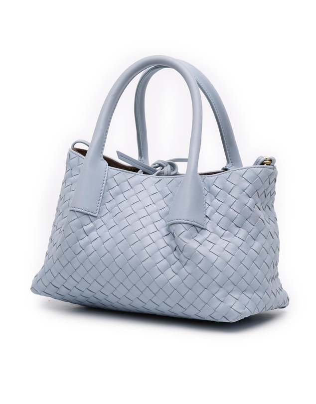 Pre-Loved by Azura Reborn - Pre-Loved Small Calfskin Intrecciato Pinacoteca Tote