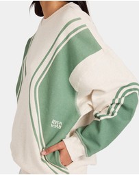 RVCA - Womens Luck Off Pullover Crew Neck