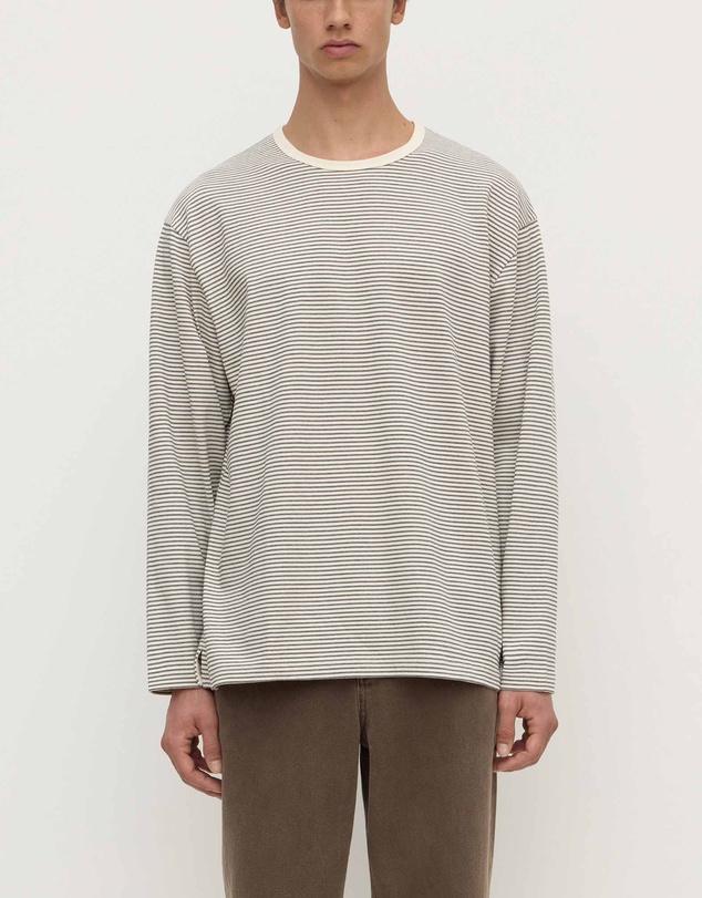 Assembly Label - Malone Stripe Long Sleeve Tee