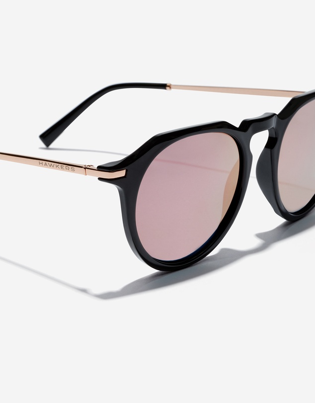 Hawkers Co - HAWKERS Sunglasses for Men and Women - Protection UV400 WARWICK CROSSWALK Model - Round Sunglasses