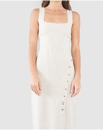 Amelius - Imari Linen Midi Dress