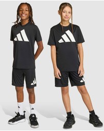 adidas Sportswear - Train Essentials Big Logo Shorts - Kids-Teens