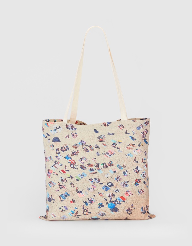 Remy Gerega - Bondi Crowd Cotton Tote Bag