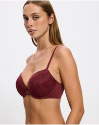 Calvin Klein - Perfectly Fit Lace Push Up Plunge