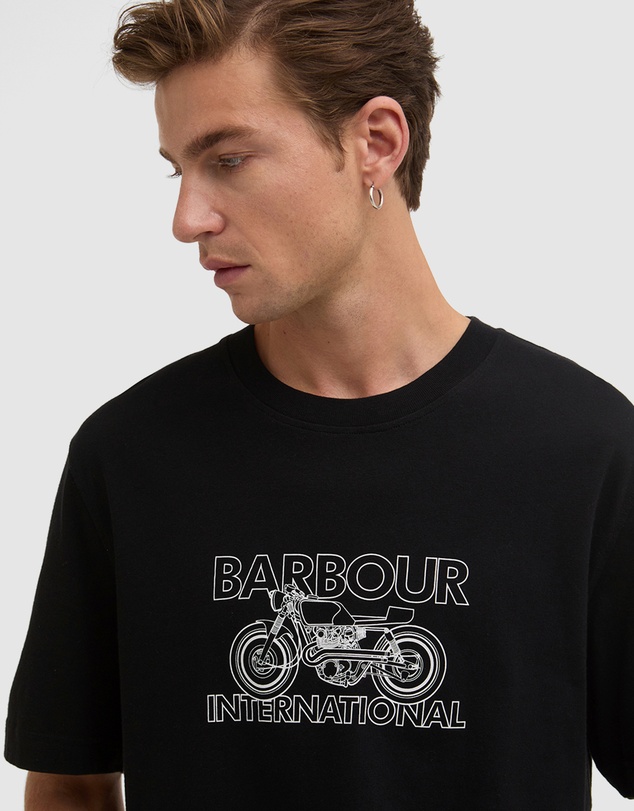Barbour - B.Intl Cowl Motorbike Graphic T-Shirt
