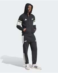 adidas Performance - All Blacks Leisurewear Full Zip Hoodie Mens