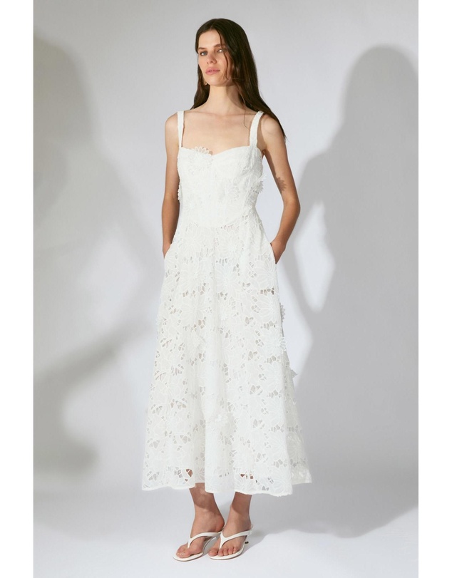 Bardot - Adaline Broderie Midi Dress