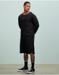 Surrounded By Ghosts - The Andesine Low Crotch French Terry Drawstring Shorts