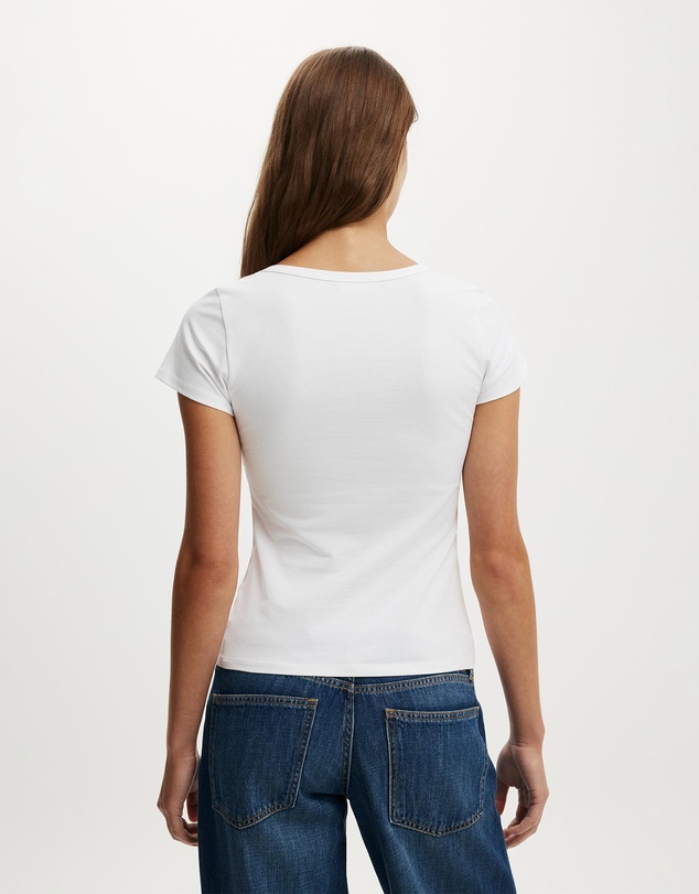 Cotton On - Everyday Smooth Scoop Neck Tee
