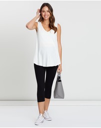 Angel Maternity - Postnatal Tummy Tight Control Built-In Shaping Leggings