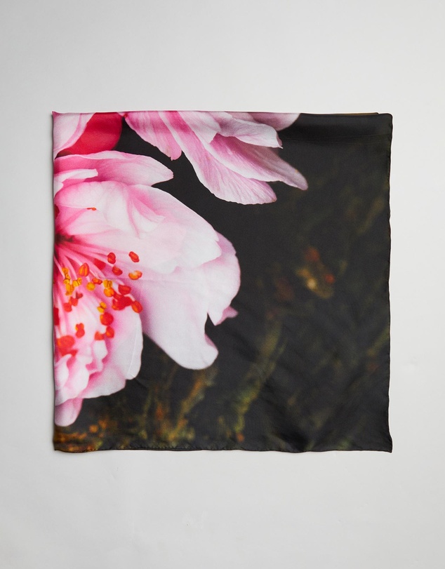Lindsay Nicholas New York - Sakura Blossom Silk Scarf
