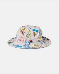 Kip&Co - Aussie Road Trip Yellow Beach Hat - Kids