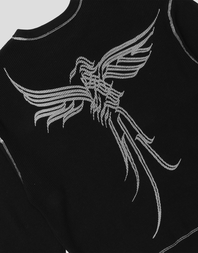 PASS~PORT - Calligraphy Knit Sweater