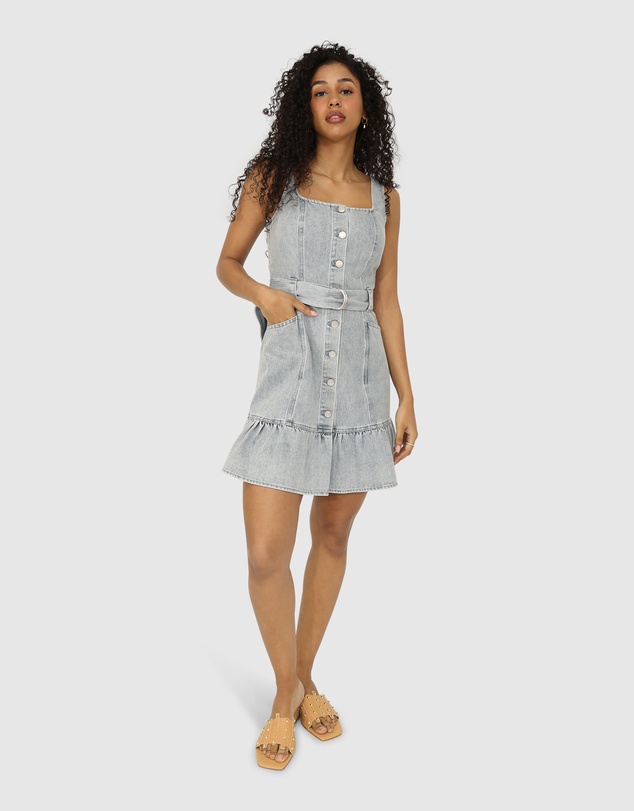 Belle & Bloom - Reunite Denim Mini Dress
