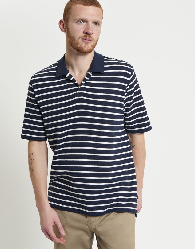 Ben Sherman - Waffle Stripe Polo