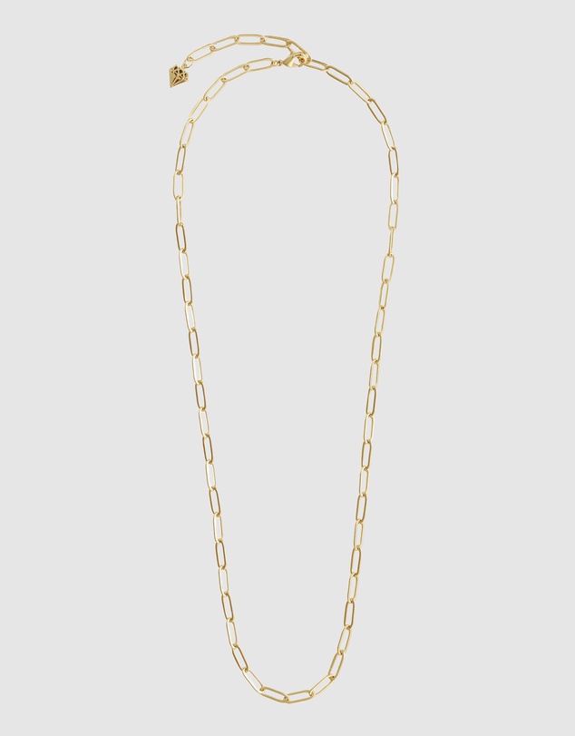 Wanderlust + Co - Harper Chain Link Gold Necklace