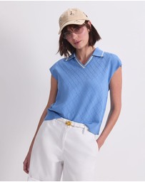 Sportscraft - Maxine Milano Argyle Knit Top