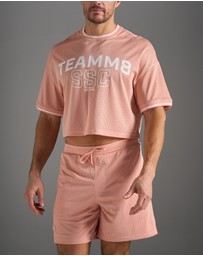 TEAMM8 - S.S.C. Fraternity Drop Sleeve Crop Tee