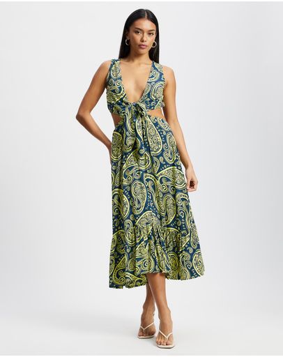 Navy Paisley