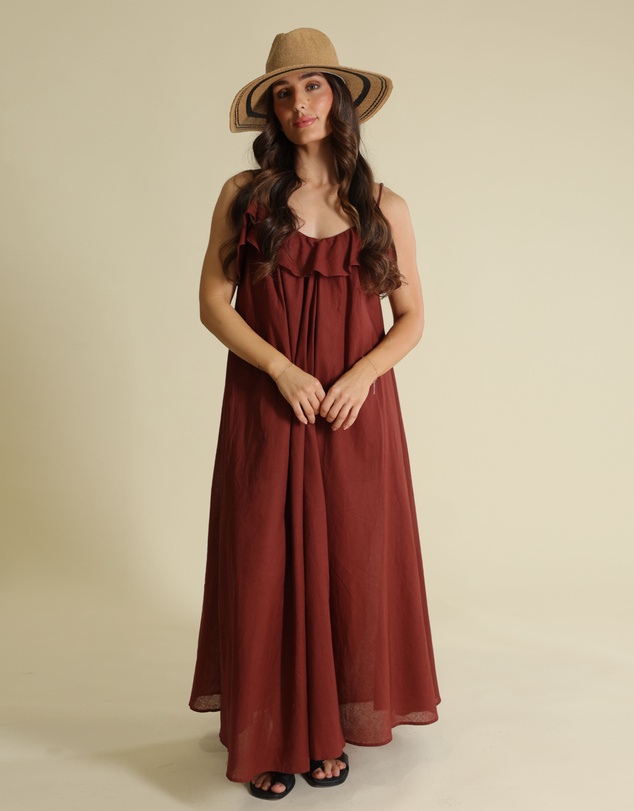 Morgan & Taylor - Uma Fedora in Tan Brown
