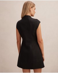Forever New - Eliza Sculpted Linen Mini Dress