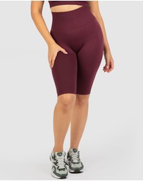 B Free Intimate Apparel - Seamless High Waist Long Biker Shorts