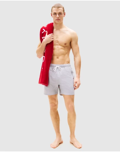 Tommy Hilfiger - Original Stripe Mid-Length Swim Shorts
