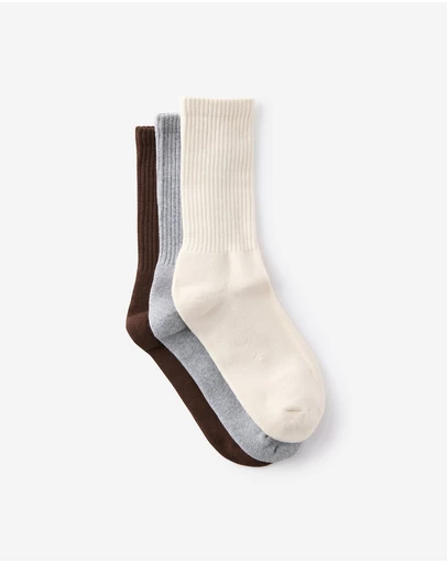 Cotton On - 3 Pack Essential Crew Socks