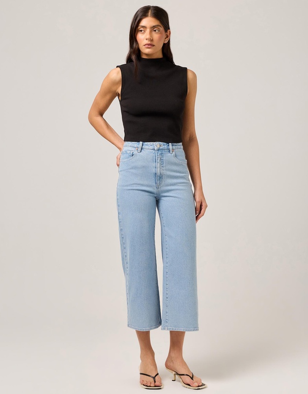 Res x Abrand - Hi Aline Crop Jeans