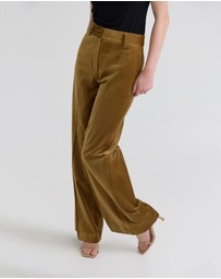 Oxford - Lydia Stretch Velvet Pants