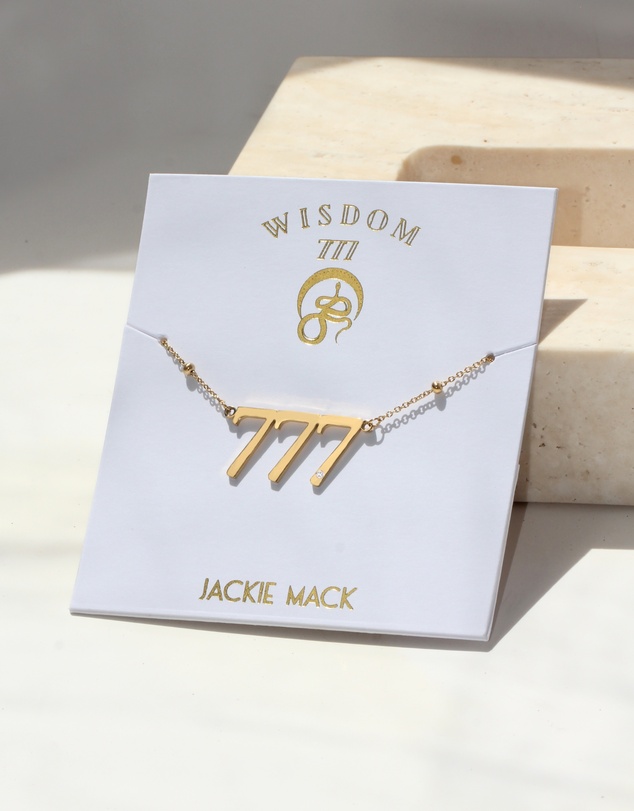 Jackie Mack - Wisdom Necklace Angel Number 777