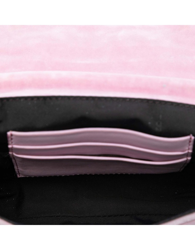 Pre-Loved by Azura Reborn - Pre-Loved Mini Zucca Embossed Velvet Baguette Satchel