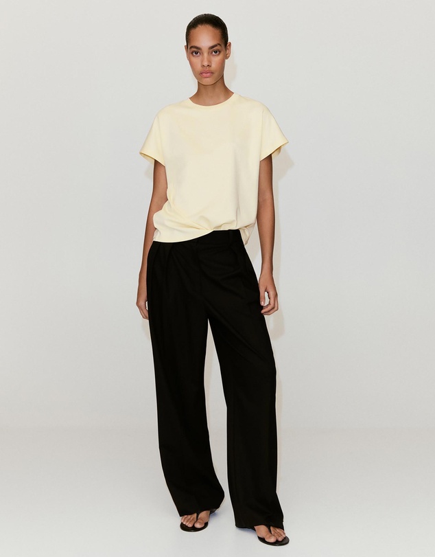 M.N.G - Short-Sleeved Cotton T-Shirt