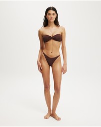 Cotton On Body - Twist Front Strapless Bandeau Bikini Top