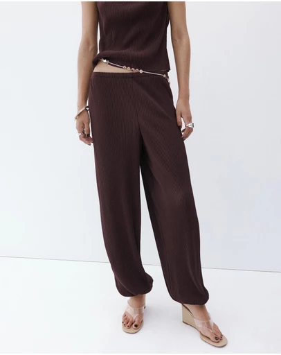 M.N.G - Textured Harem Pants