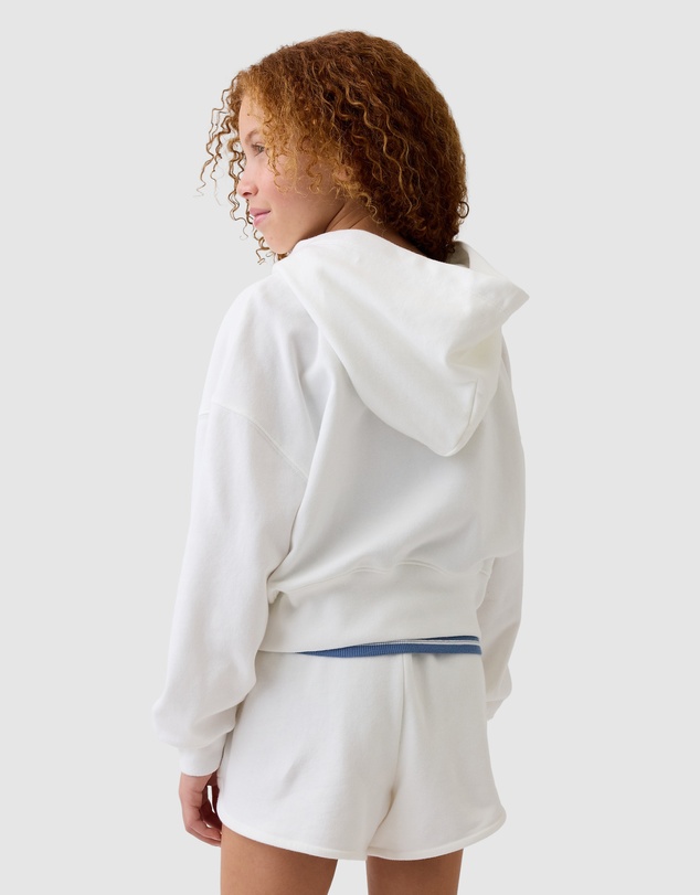 GAP - VintageSoft French Terry Wedge Full-Zip Hoodie - Teens
