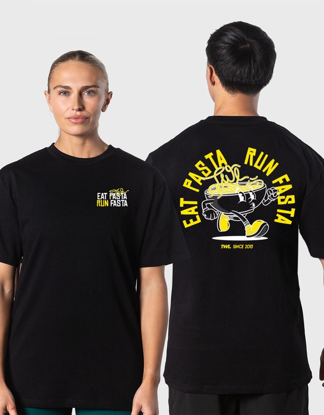 TWL - Lifestyle Oversized T-Shirt Eat Pasta Run Fasta