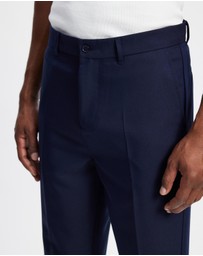 Staple Superior - Tailored Straight Fit Trousers
