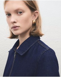 M.N.G - Belt Denim Jumpsuit