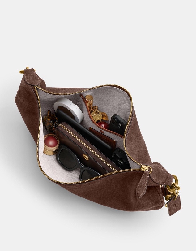 Coach - Paige Sling Bag In Suede