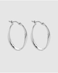 Najo - Cinta Silver Hoop Earring