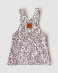 WITH LOVE FOR KIDS - Hazel Denim Pinafore Dress - Babies - Kids