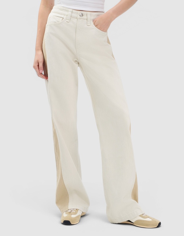 rag & bone - Logan Spliced Wide Jeans