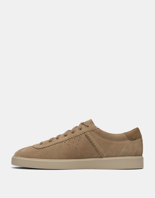 Clarks - Lockford Lace Dark Sand Suede