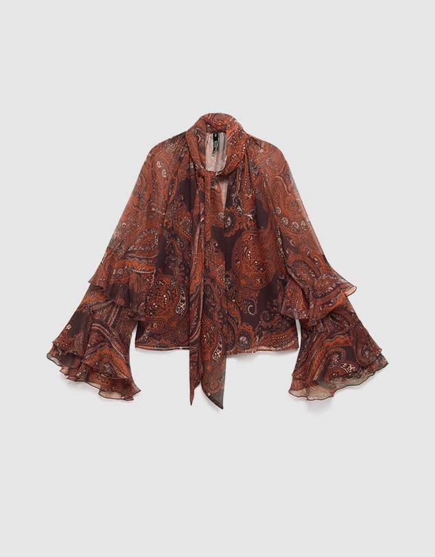 M.N.G - Paisley Print Blouse