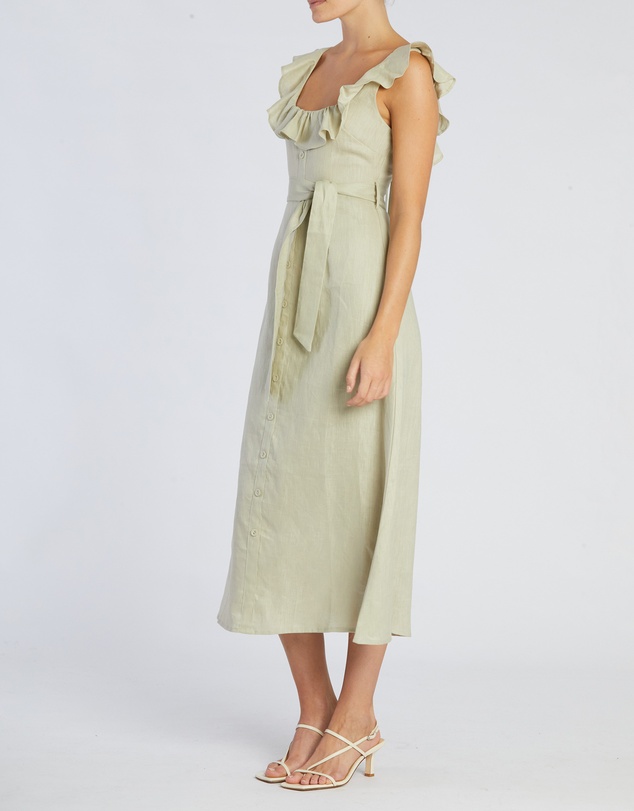 Amelius - Bohdi Linen Midi Dress