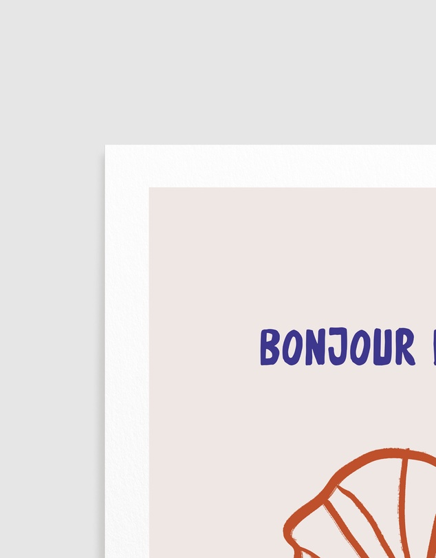 Olive et Oriel - Bonjour Lamer by Treechild Art Print